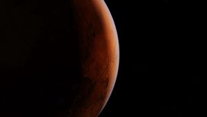 Preview wallpaper mars, planet, space, brown, surface