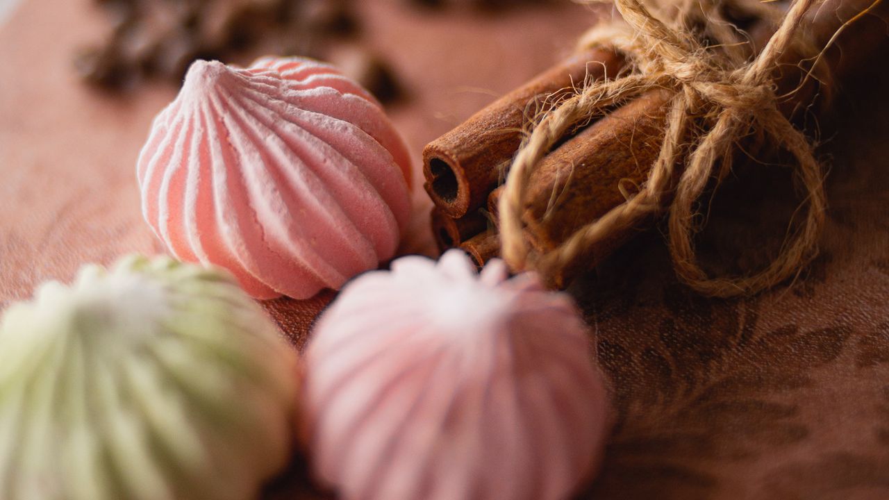 Wallpaper marshmallow, cinnamon, dessert, sweet