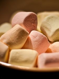 Preview wallpaper marshmallow, dessert, food, macro