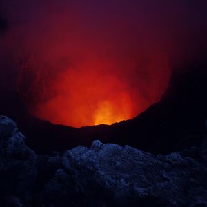 Preview wallpaper masaya, volcano, lava, nicaragua