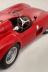 Preview wallpaper maserati, 300s, 1956, red, rear view