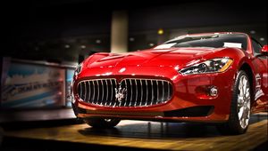 Preview wallpaper maserati, car, red