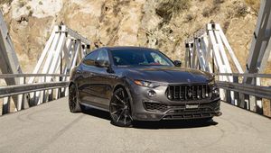 Preview wallpaper maserati levante, maserati, crossover, car, side view