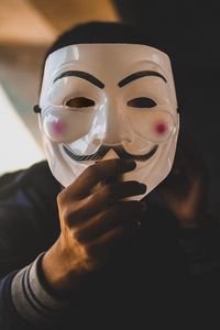 Preview wallpaper mask, anonymous, hand