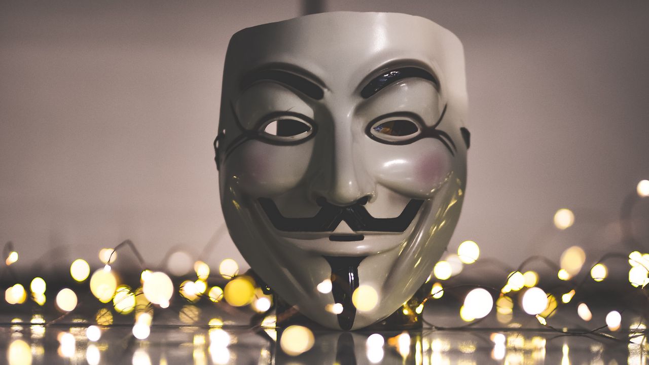 Wallpaper mask, glare, bokeh, anonymous
