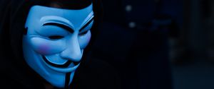 Preview wallpaper mask, hood, anonymous, face