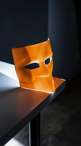 Preview wallpaper mask, light, backlight, brown