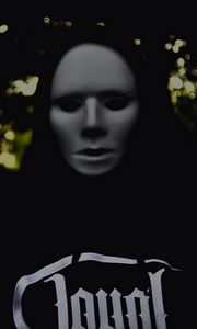 Preview wallpaper mask, man, creepy, dark