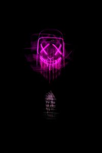 Preview wallpaper mask, neon, blur, glow, darkness