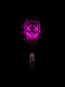 Preview wallpaper mask, neon, blur, glow, darkness