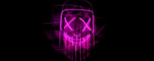 Preview wallpaper mask, neon, blur, glow, darkness