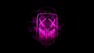 Preview wallpaper mask, neon, blur, glow, darkness