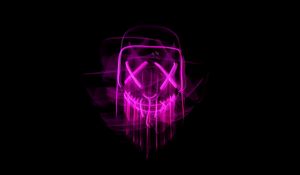 Preview wallpaper mask, neon, blur, glow, darkness