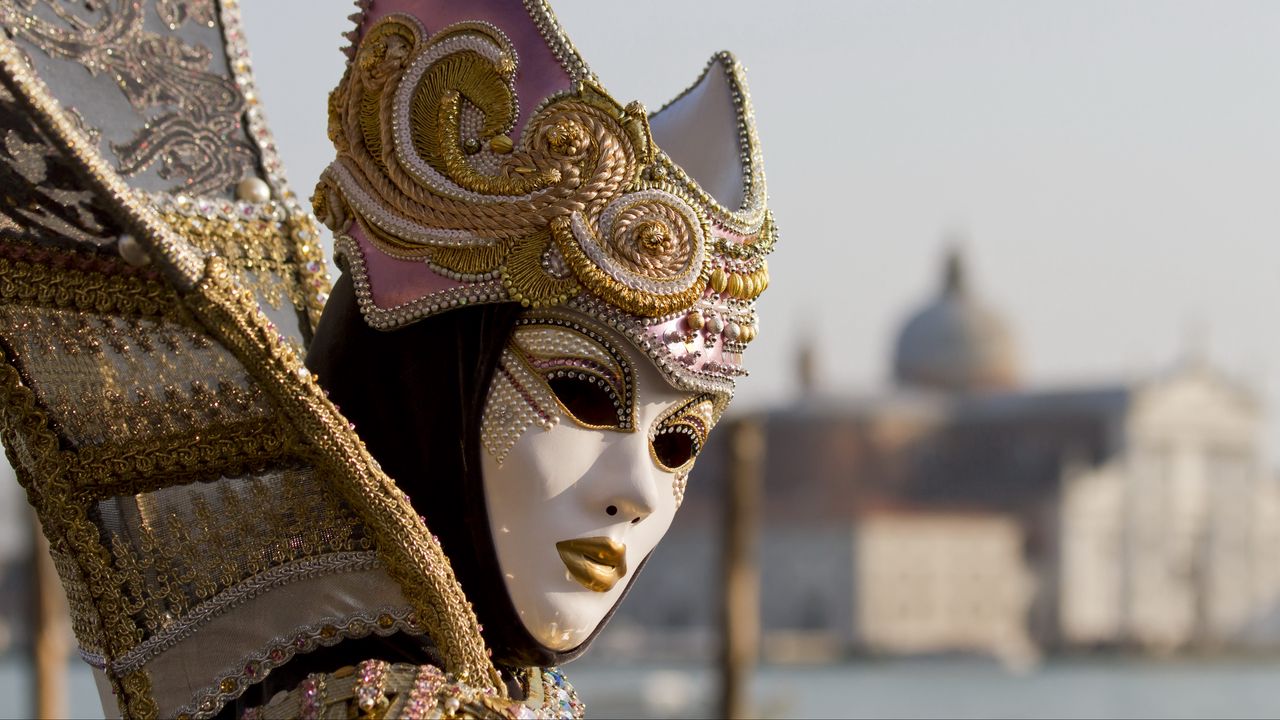 Wallpaper mask, outfit, venice, masquerade