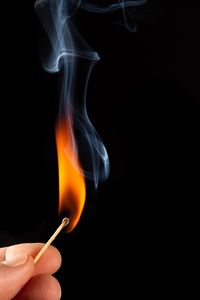 Preview wallpaper match, fingers, flame, fire, black