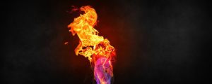 Preview wallpaper match, fire, darkness, flame