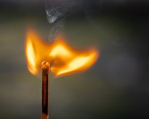 Preview wallpaper match, flame, fire, dark
