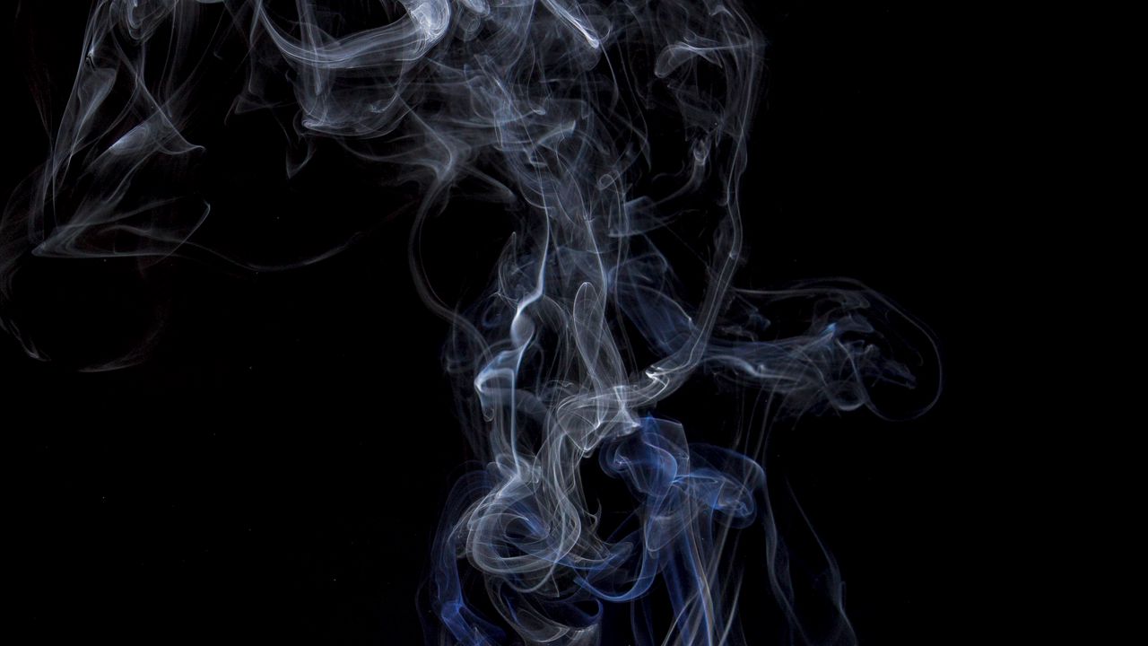 Wallpaper match, smoke, black, dark