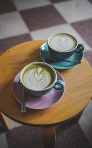 Preview wallpaper matcha, cup, drink, cafe