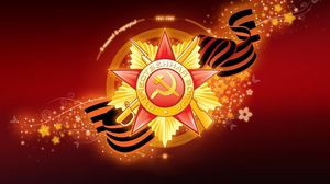 Preview wallpaper may 9, victory day, star, years, st george ribbon, inscription