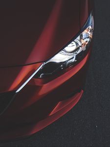 Preview wallpaper mazda 6, mazda, hood, headlamp