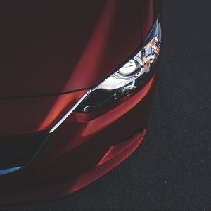 Preview wallpaper mazda 6, mazda, hood, headlamp