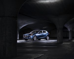 Preview wallpaper mazda, auto, parking, underground