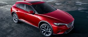 Preview wallpaper mazda, cx-4, red, side view
