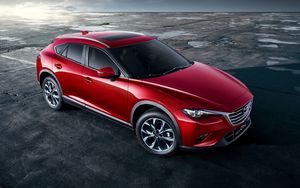 Preview wallpaper mazda, cx-4, red, side view