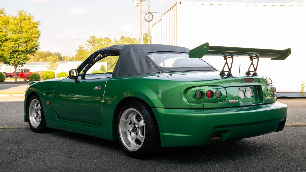 Wallpaper mazda mx-5, mazda, car, green, tuning