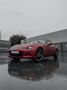 Preview wallpaper mazda mx 5, mazda, car, sports car, red, wet