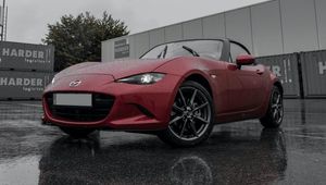 Preview wallpaper mazda mx 5, mazda, car, sports car, red, wet