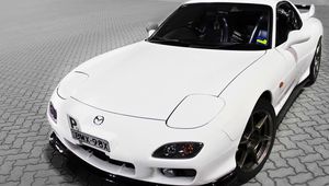 Preview wallpaper mazda, white, tuning