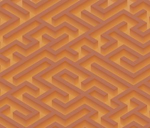 Preview wallpaper maze, lines, pattern, abstraction