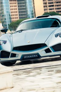 Preview wallpaper mazzanti, evantra, supercar, style, front view