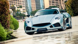 Preview wallpaper mazzanti, evantra, supercar, style, front view