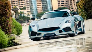 Preview wallpaper mazzanti, evantra, supercar, style, front view