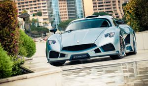 Preview wallpaper mazzanti, evantra, supercar, style, front view