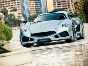 Preview wallpaper mazzanti, evantra, supercar, style, front view