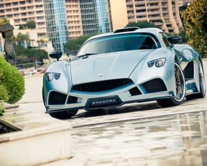 Preview wallpaper mazzanti, evantra, supercar, style, front view