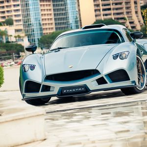 Preview wallpaper mazzanti, evantra, supercar, style, front view