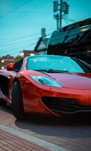 Preview wallpaper mclaren 12c, mclaren, car, sports car, red