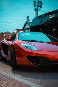 Preview wallpaper mclaren 12c, mclaren, car, sports car, red