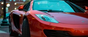 Preview wallpaper mclaren 12c, mclaren, car, sports car, red