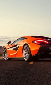 Preview wallpaper mclaren 570, mclaren, sports car, supercar, road, asphalt