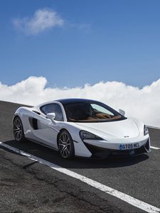 Preview wallpaper mclaren, 570gt, side view, road