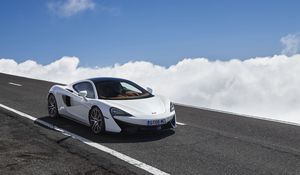 Preview wallpaper mclaren, 570gt, side view, road