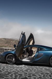 Preview wallpaper mclaren, 570gt, side view, sportscar