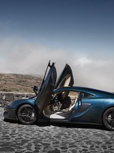 Preview wallpaper mclaren, 570gt, side view, sportscar