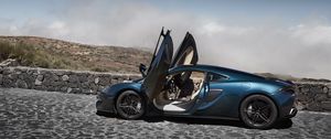 Preview wallpaper mclaren, 570gt, side view, sportscar